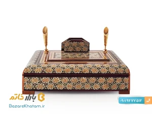 جاقلمی خاتم کاری جعبه ایی