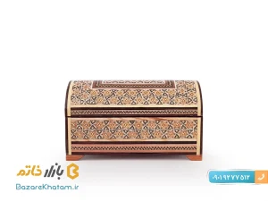 صندوقچه خاتم کاری شده اصفهان (یخدان)