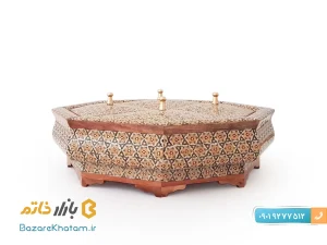 شکلات خوری چهار درب خاتم کاری شده اصفهان