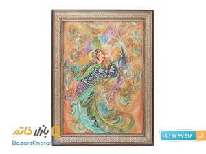 تابلو مینیاتور و خاتم کاری اصفهان طرح محراب