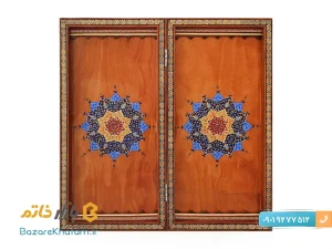 تخته نرد تذهیب و خاتم کاری شده