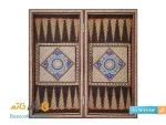 تخته نرد شطرنج و خاتم کاری شده طرح نقاشی تذهیب