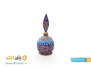 سرمه دان زینتی استخوان شتر با نقاشی تذهیب